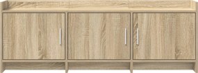 vidaXL Ντουλάπι TV 130 x 33 x 47 εκ Sonoma Δρυς Επεξεργασμένο Ξύλο