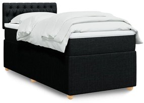 ΚΡΕΒΑΤΙ BOXSPRING ΜΕ ΣΤΡΩΜΑ ΜΑΥΡΟ 90X200 ΕΚ. ΥΦΑΣΜΑΤΙΝΟ 3289648