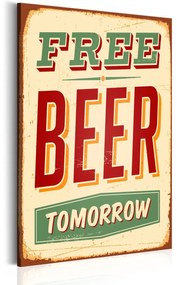 Πίνακας - Free Beer Tomorrow 40x60