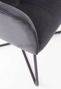 Dine 377 Καρεκλα Σκουρο Γκρι