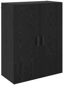 vidaXL Ντουλάπια Τοίχου 2 pcs Μαύρη δρυς 69.5 x 34 x 90 εκ.