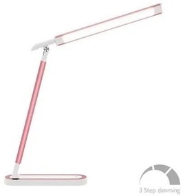 Φωτιστικό Γραφείου Αφής LED 7.5W Πλαστικό Dimmable 420lm ΦOS_ME 17-00116-18 Ροζ