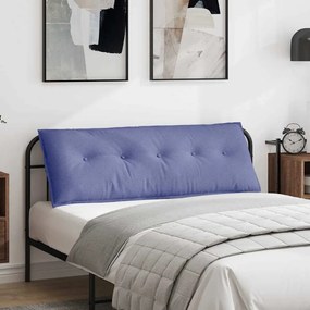vidaXL Μαξιλάρι Πλάτης Μπλε τζην 140 x 19 x 50 εκ ύφασμα
