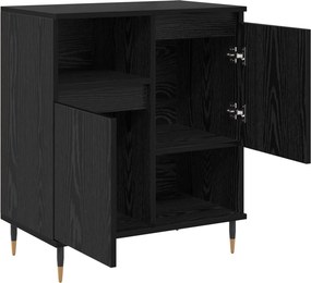 vidaXL Πλαϊνό γραφείο Μαύρη Οξυά 60 x 35 x 70 cm