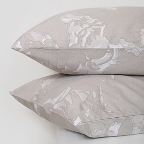 Ζεύγος Μαξιλαροθήκες (50x70) Naf-Naf Diamond 252 Amethyst Beige