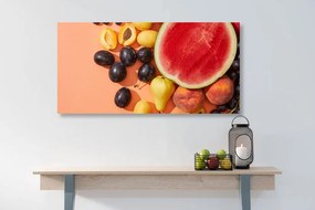 Εικόνα ζουμερά καλοκαιρινά φρούτα - 100x50