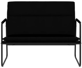 vidaXL Πάγκος Μαύρος 100 x 64 x 80 εκ. από Συνθετικό Δέρμα