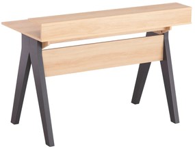 ΓΡΑΦΕΙΟ REXIN HM18290 ΜΕΛΑΜΙΝΗ ΣΕ SONAMA-ΓΚΡΙ 120x19-59x75-85,5ΥΥεκ. (1 Τεμμάχια)