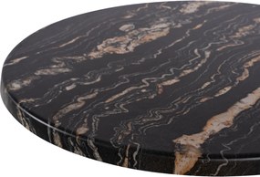ΕΠΙΦΑΝΕΙΑ ΤΡΑΠΕΖΙΟΥ Φ60Χ2.5εκ. 5787 WERZALIT BLACK GOLD MARBLE HM5227.15