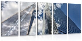 Εικόνα 5 μερών μεγαλοπρεπείς ουρανοξύστες - 100x50