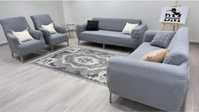 Stewehome σετ καλύμματα καναπέ με σχέδιο φύλλου 180x230 cm