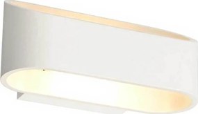 ACA L35039 Φωτιστικό Απλίκα Up-down 1*3w  Led 3000Κ Μέταλλο Λευκό Ματ