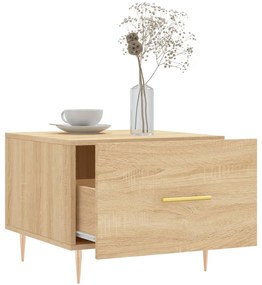 vidaXL Τραπεζάκια Σαλονιού 2 τεμ Sonoma Δρυς 50x50x40 εκ Επεξ. Ξύλο