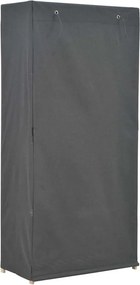 vidaXL Ντουλάπα Γκρι 79 x 40 x 170 εκ. Υφασμάτινη