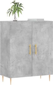 vidaXL Ντουλάπι Γκρι Σκυροδέματος 69,5x34x90 εκ. Επεξεργασμένο Ξύλο