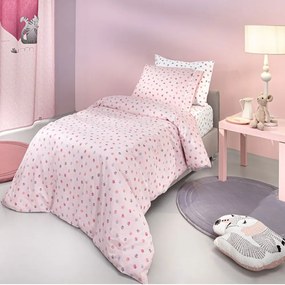 Σεντόνια Παιδικά Paw (Σετ 3τμχ) Pinky Guy Laroche Single 165x250cm 100% Cotton