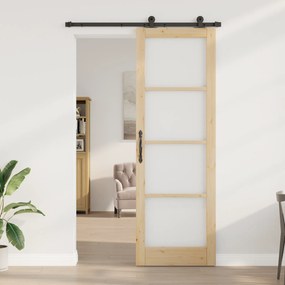 vidaXL Συρόμενη Πόρτα με Σετ Σιδηρικών "ORKDAL" 78x232 εκ.
