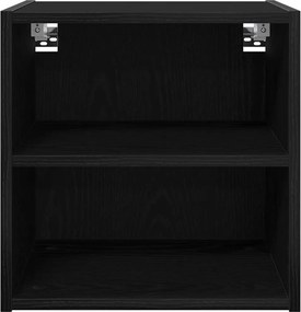 vidaXL Κρεμαστό ντουλάπι Μαύρη Οξυά 40 x 29,5 x 40 εκ.