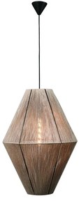 Arkolight Μοντέρνο Φωτιστικό Κρεμαστό Φ45xY150cm Μαύρο-Φυσικό 977-2/45