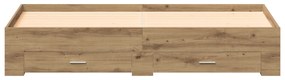 vidaXL Κρεβάτι με Συρτάρια Artisan Oak 180x200 cm Επεξεργασμένο Ξύλο
