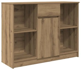 Συρταριέρα με Συρτάρια Τεχνίτης Δρυς 101x35x76 εκ. Επεξ. Ξύλο - Καφέ
