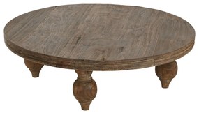 Τραπεζάκι Καφέ Home ESPRIT Φυσικό 100 x 100 x 30 cm