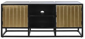 Τηλεόραση DKD Home Decor Μαύρο Μέταλλο Ξύλο (120 x 37 x 50 cm)