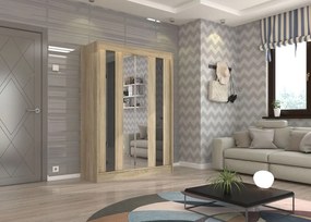 Ντουλάπα Nabi 150 συρόμενη-Drus-Mauro