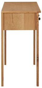vidaXL Τραπέζι Κονσόλα 110 x 40 x 75 εκ. από Μασίφ Ξύλο Δρυς