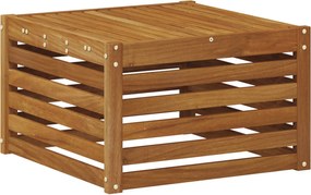 vidaXL Σαλονάκι Γωνιακού Καναπέ 11 pcs Φυσικό Στερεό Ξύλο Ακακίας