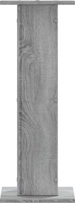 vidaXL Βάσεις Φυτών 2 Τεμ. Γκρι Sonoma 30x30x80 εκ. Επεξεργασμένο Ξύλο