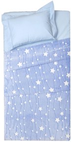 Κουβέρτα Flannel Fleece Αγκαλιάς 70x90 Άστερ - Φωσφορίζει στο σκοτάδι Viopros