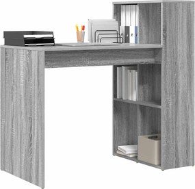 vidaXL Γραφείο Γκρίζο Σονομα 108 x 55 x 103 cm Επεξεργασμένο Ξύλο