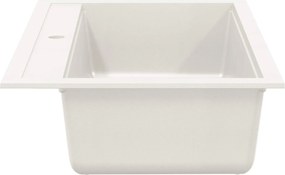 vidaXL Σιντρινο Λευκό 795 x 505 χλστ. Γρανίτης