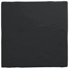 vidaXL Κάλυμμα Τραπέζι Μονόχρωμο Μαύρο 122 x 122 x 15 εκ ύφασμα