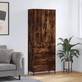 vidaXL Ντουλάπι Καπνιστή Δρυς 69,5x34x180 εκ. από Επεξεργασμένο Ξύλο