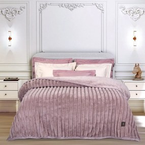 Κουβέρτα 3478 Faux Fur-Flannel Nude Greenwich Polo Club Υπέρδιπλo 220x240cm Πολυέστερ