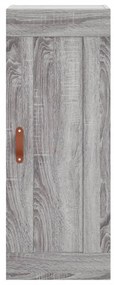 vidaXL Μπουφές Sonoma Γκρι 34,5 x 34 x 180 εκ. από Επεξεργασμένο Ξύλο