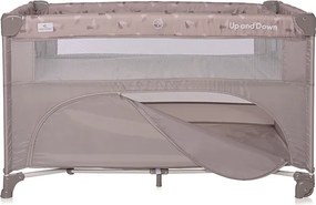 BABY COT UP AND DOWN WITH FOLDABLE SIDE STRING DRE