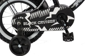 Black Cruiser 14 Inch 25 cm Boys Coaster Brake Matte black