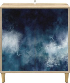 vidaXL Πλαϊνό γραφείο RAALTE Sonoma 69 x 33 x 75 εκ.