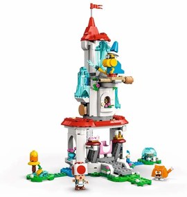 Πίστα Επέκτασης Cat Peach Και Ο Παγωμένος Πύργος 71407 Super Mario 494τμχ 7 ετών+ Multicolor Lego
