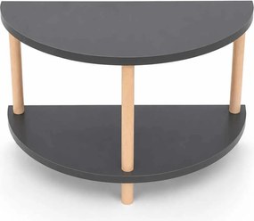 Βοηθητικό Τραπεζάκι Ανθρακί MEFACLI 60x30x42