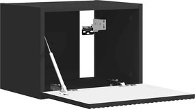 vidaXL Ντουλάπι Τηλεόρασης Τοίχου 39 x 31 x 29,5 εκ Μαύρο