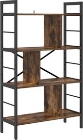 vidaXL Ράφι Βιβλίων 7 επιπέδων 75 x 30 x 123,5 εκ. Επεξεργασμένο Ξύλο