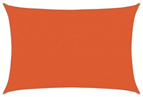 vidaXL Πανί Σκίασης Ορθογώνιο Πορτοκαλί 4x5 μ. από HDPE 160 γρ/μ²