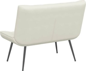 vidaXL Πάγκος Κρεμ 110x74x84 εκ. Βελούδινος