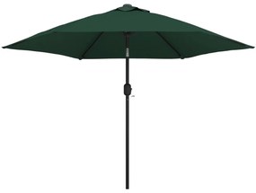 Ομπρέλα Πράσινη 3 μ. με Ατσάλινο Στύλο - Πράσινο