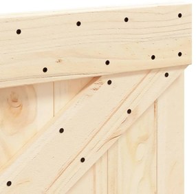 vidaXL Κεφαλάρι 100 x 104 εκ. από Μασίφ Ξύλο Πεύκου