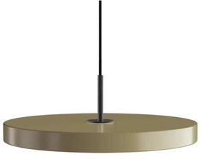 Φωτιστικό Οροφής Asteria Medium Black 2424 Φ43x4cm Led 1300lm 16W 3000k Taupe Umage
